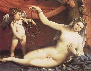 Lorenzo Lotto Venus and Cupid France oil painting artist